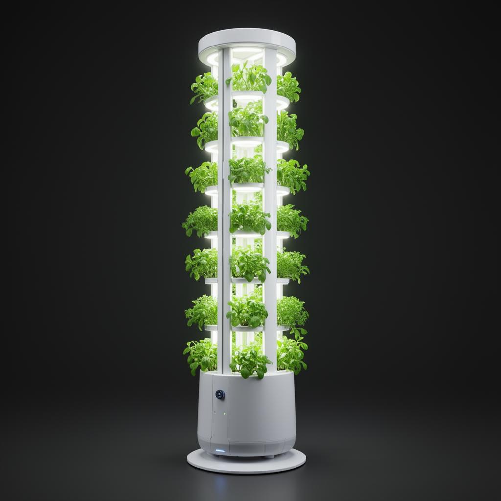 Intelligent vertical farming growth tower
